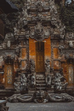 Kutsal maymun ormanı 'nda heykel, Ubud, Bali