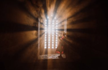 Bagan, Myanmar. 28 Şubat 2019. Yerel küçük bu portre