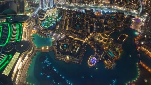 Video Del Paesaggio Urbano Del Centro Dubai — Video Stock