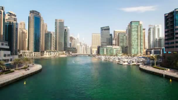 Video Van Dubai Marina Dag — Stockvideo
