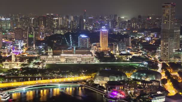 Singapore Stad Hemel Uitzicht — Stockvideo