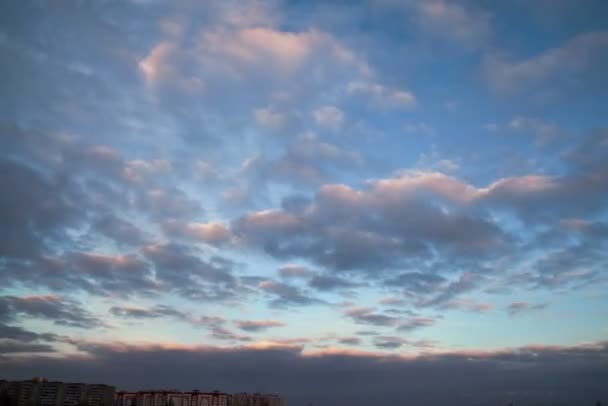 Video Der Abendwolken — Stockvideo