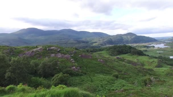 Killarney Nemzeti Park Völgye Kilátás Írország — Stock videók