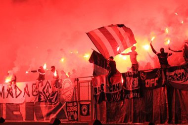 Rijeka, Hırvatistan - Eylül 08: futbol maç Hnk Rijeka ve Nk Maribor (friendley maç) 2018 içinde Rijeka, Hırvatistan arasında