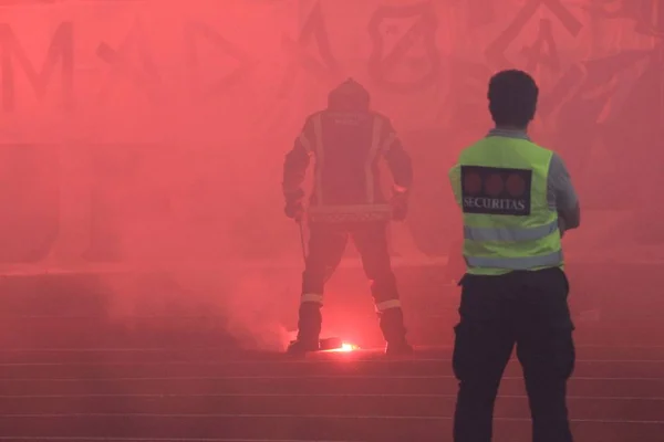 Rijeka Croazia Settembre Partita Calcio Tra Hnk Rijeka Maribor Partita — Foto Stock