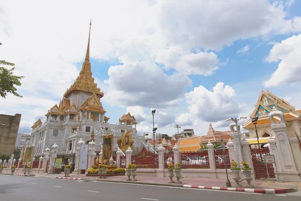 Templo Orçamento Golden Wat Traimit Bangkok Tailândia Setembro 2020 Templo — Fotografia de Stock