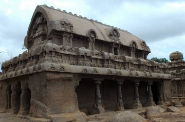 Hindu tapınağı, Mahabalipuram, Tamil Nadu, Hindistan