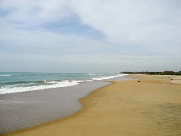 Indiai-óceáni part, Bengáli-öböl, Tamil Nadu — Stock Fotó