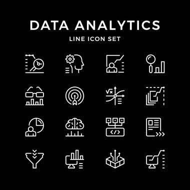 Veri analizlerinin satır simgelerini ayarla