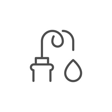 Kimyasal deneyim satırı simgesi