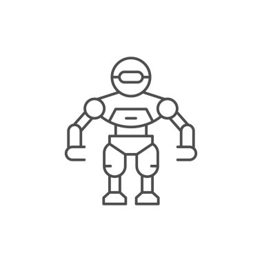 Robot çizgisi simgesi