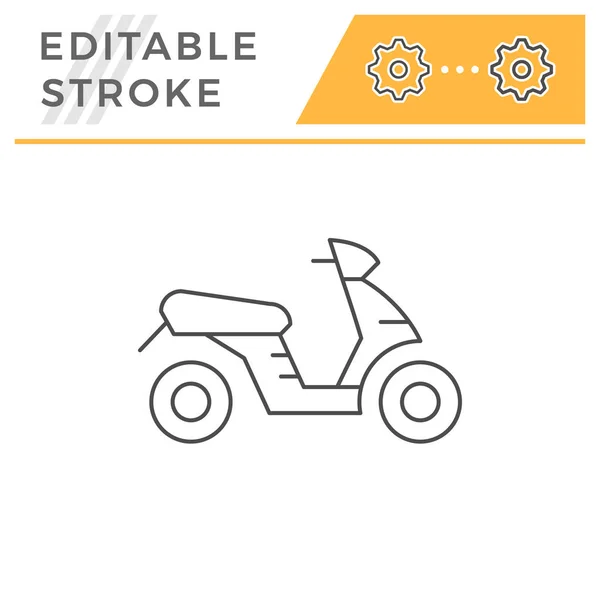 Modern scooter line icon — Stock Vector