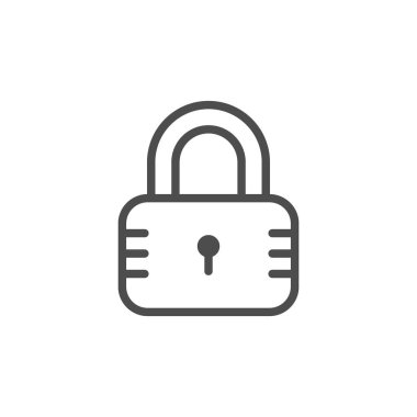 kilit satırı simgesi