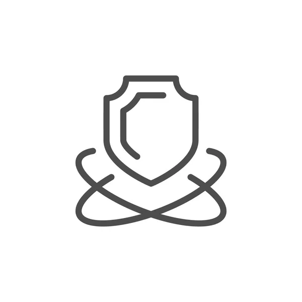 Sicherheitsleitungs-Symbol — Stockvektor