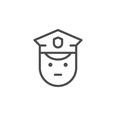 Polis çizgisi simgesi