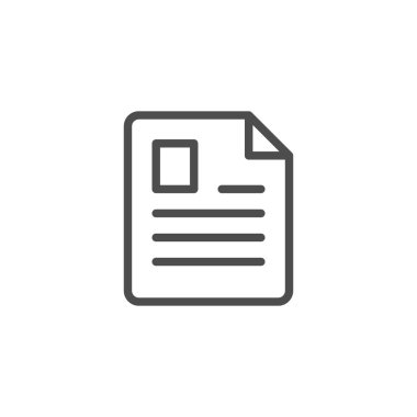 Belge satırı simgesi