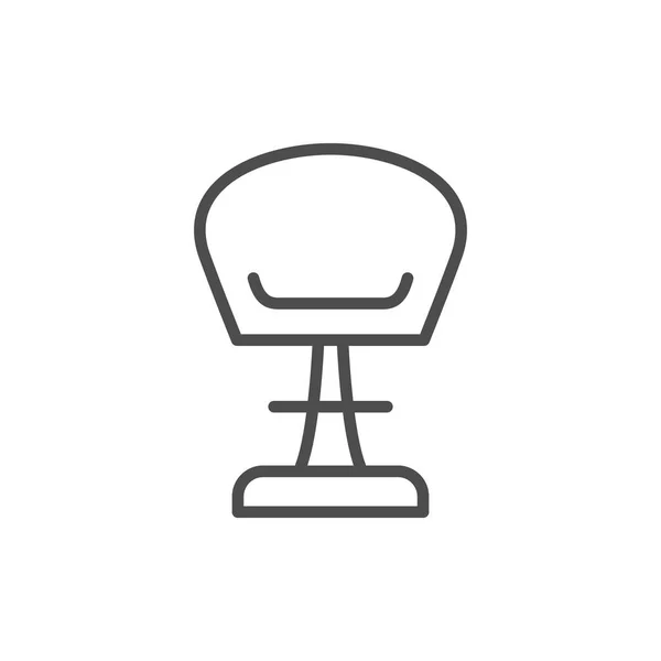 Lakberendezési székek sor ikon — Stock Vector