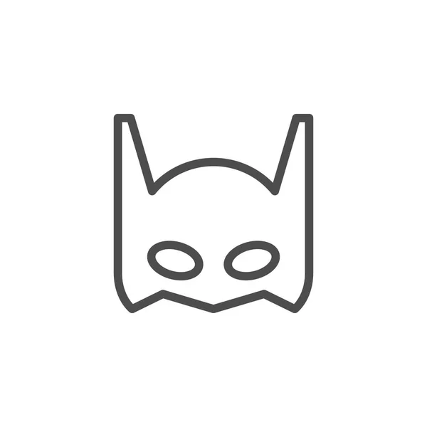 Ikona linii maski — Wektor stockowy