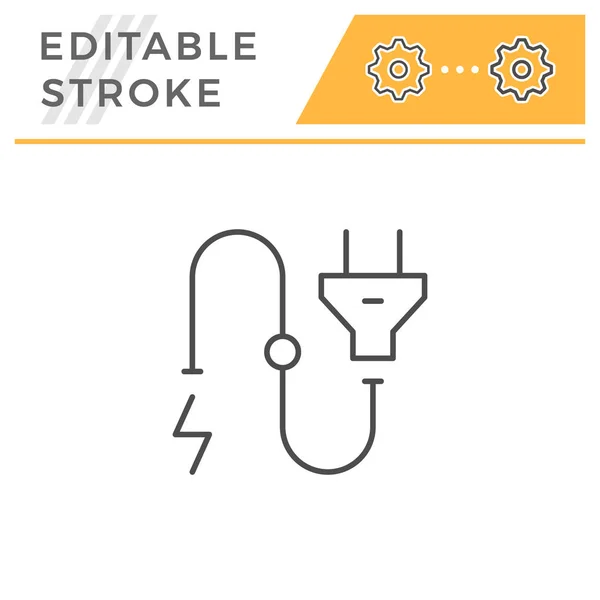 Icono de línea eléctrica — Archivo Imágenes Vectoriales