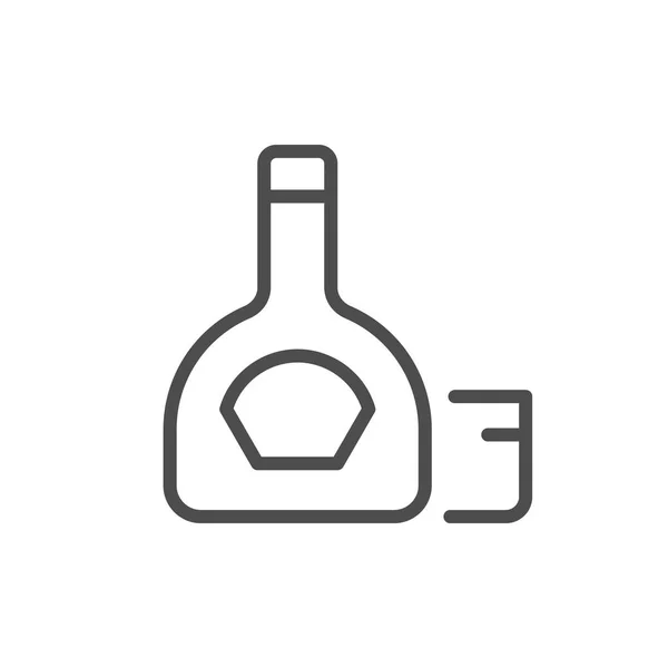 Ikona linii pić alkohol — Wektor stockowy