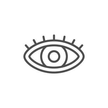 Göz çizgisi simgesi