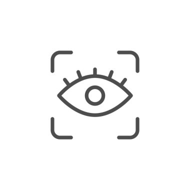 Göz çizgisi simgesi