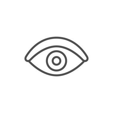 Göz çizgisi simgesi