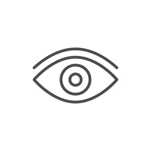 Ikona čáry oka — Stockový vektor