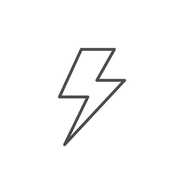 Lightning ikon — Stock vektor