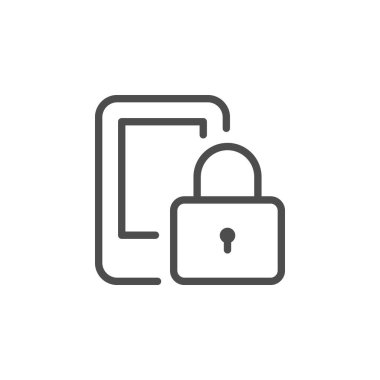 Mobil güvenlik satırı simgesi