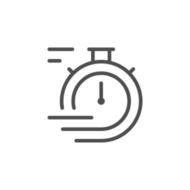 Stopwatch Satır Simgesi