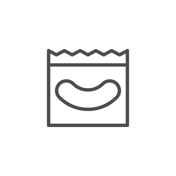 Eyelash extension patch ikon — Stock vektor