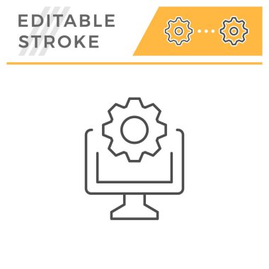 Bilgisayar onarım satırı simgesi