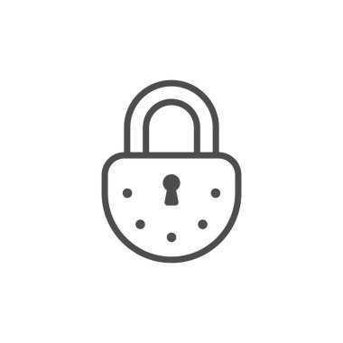 kilit satırı simgesi