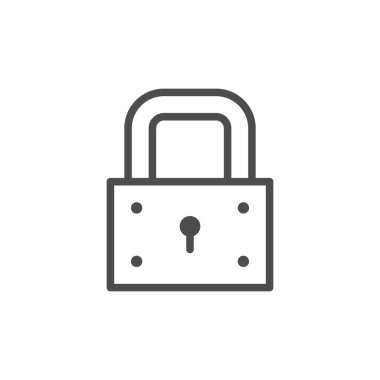 kilit satırı simgesi