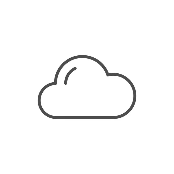 Значок "рядок" Хмара — стоковий вектор