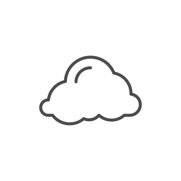 Значок Cloud line — стоковый вектор