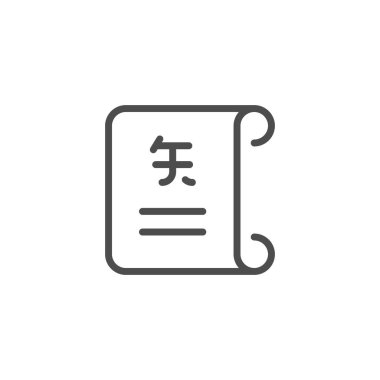 Kaydırma satırı simgesi