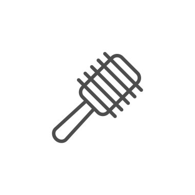 saç fırçası satırı simgesi