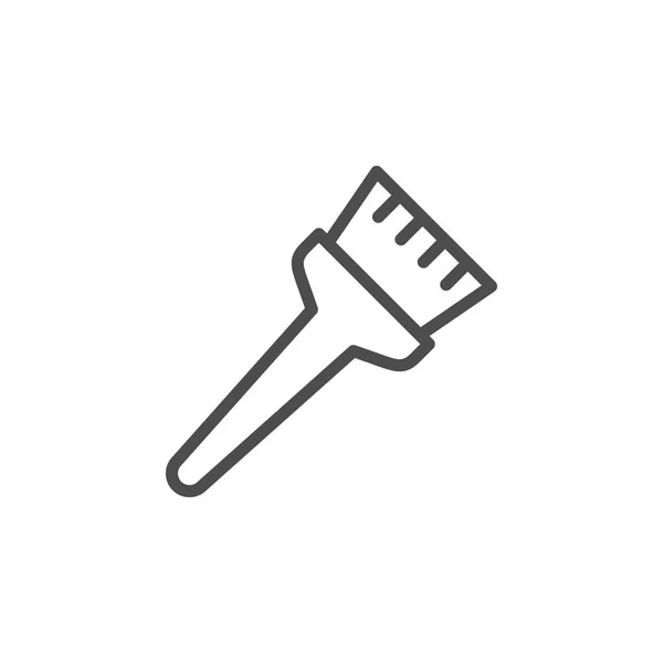 Brush line icon — Stock Vector