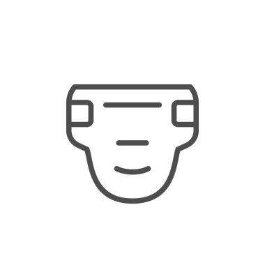 Bebek bezi satırı simgesi