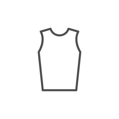 Erkek singlet satırı simgesi