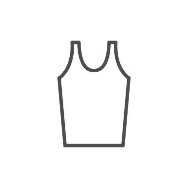 Erkek singlet satırı simgesi