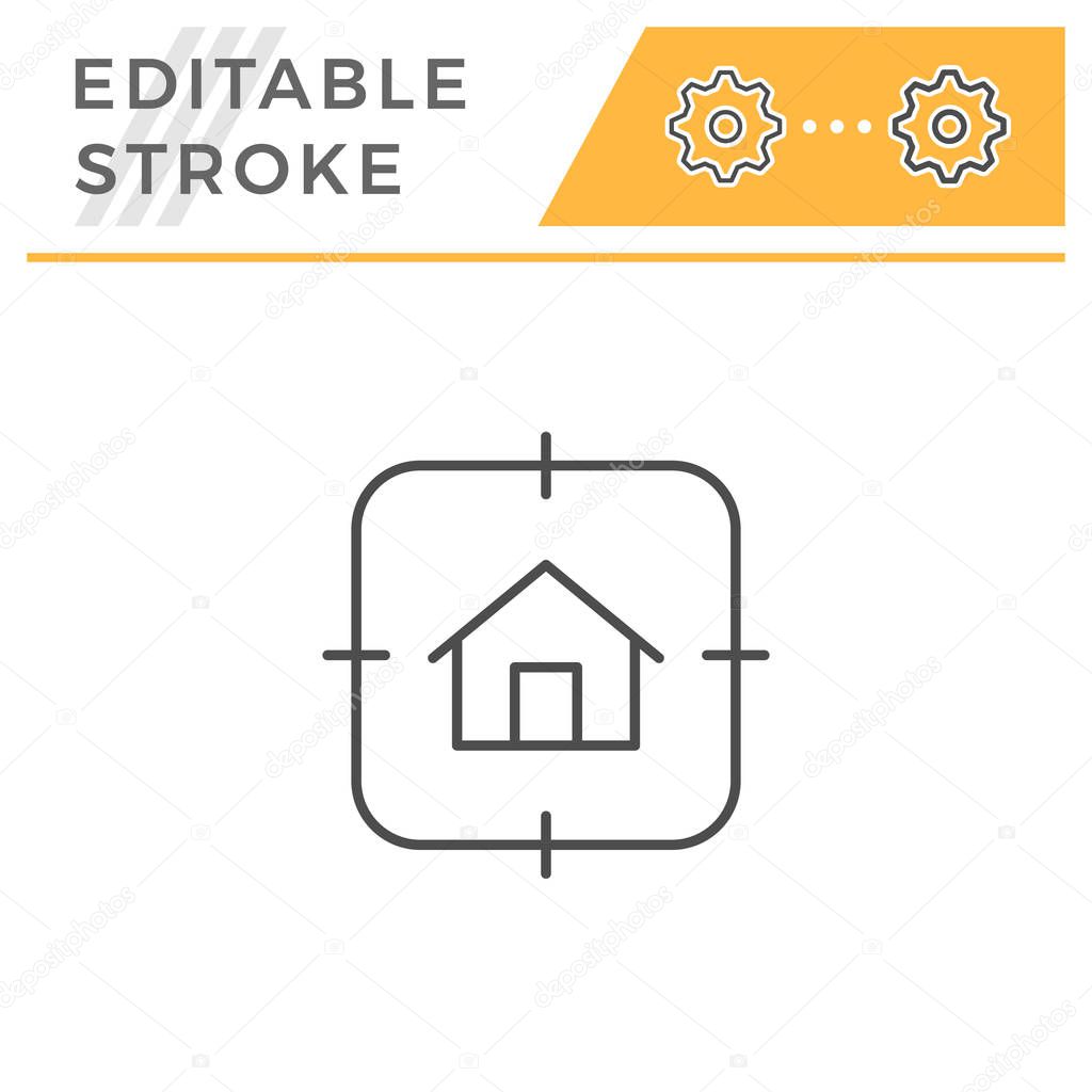 House search line icon