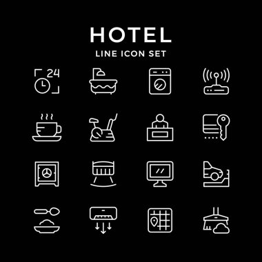 Hotel set satırında simgeleri