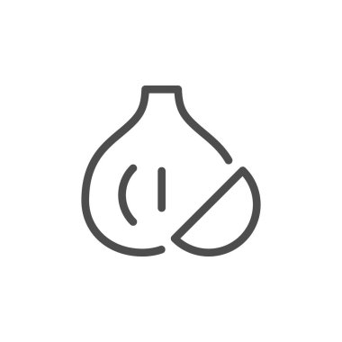 Sarımsak çizgisi simgesi