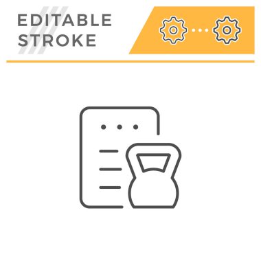 Fitness programı satırı simgesi