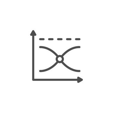 grafik satırı simgesi