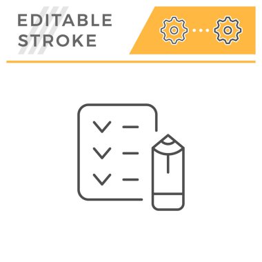 Denetim listesi satırı simgesi