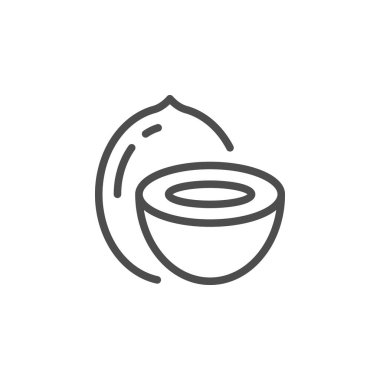 Hindistan cevizi satırı simgesi